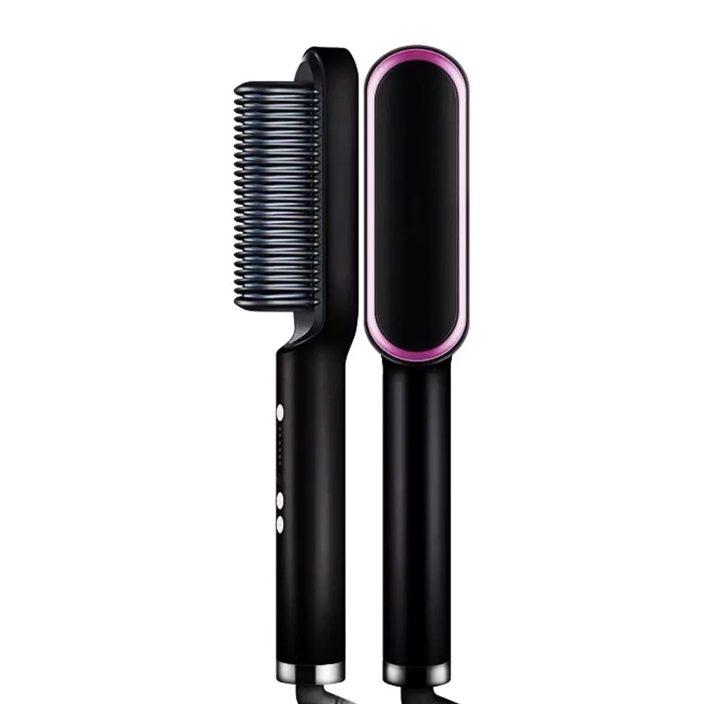 Hair straightening Brush