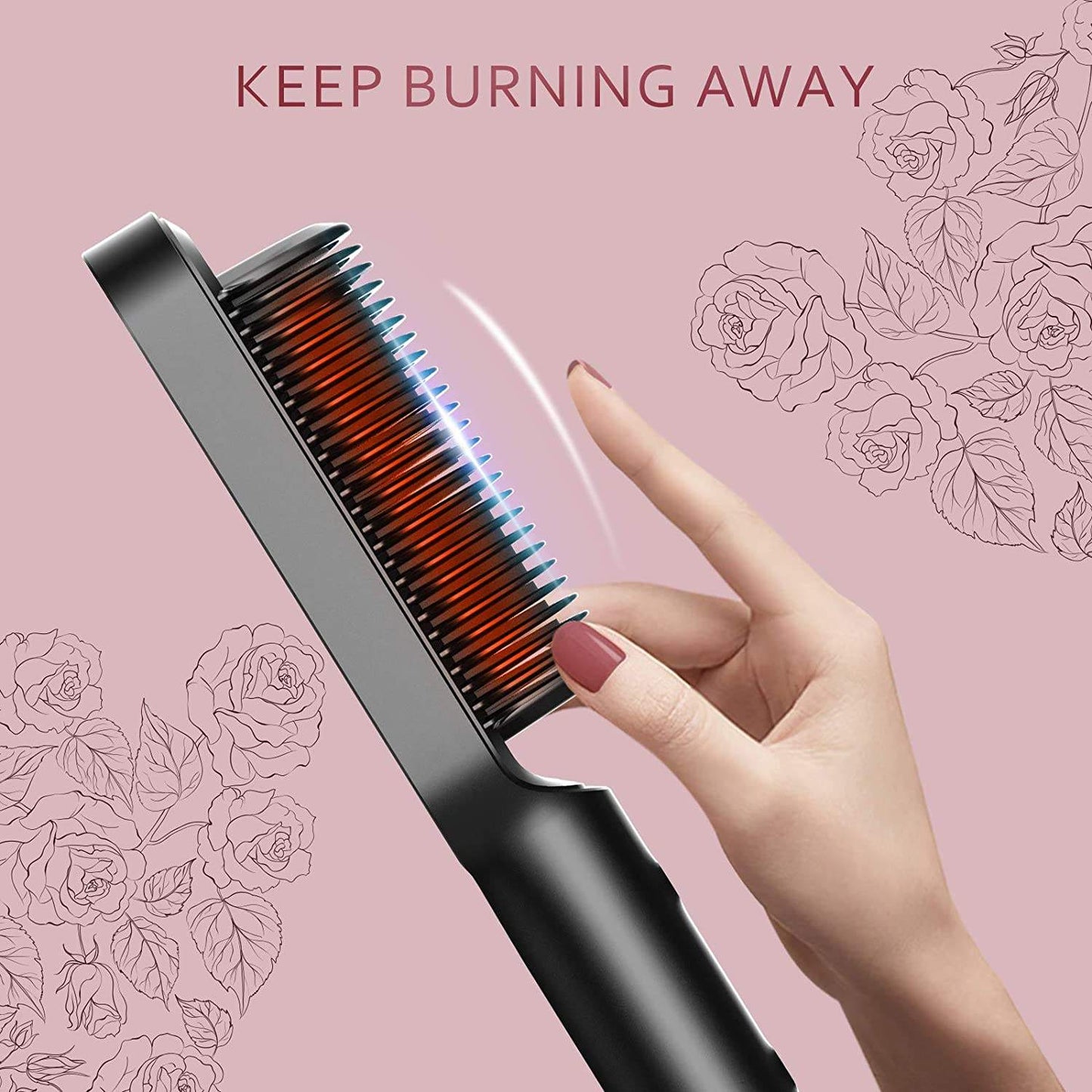 Hair straightening Brush